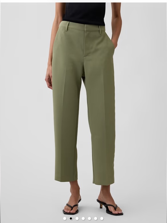 GAP Pants - NEW Gap High Waisted Straight Crop Pants, sz 12